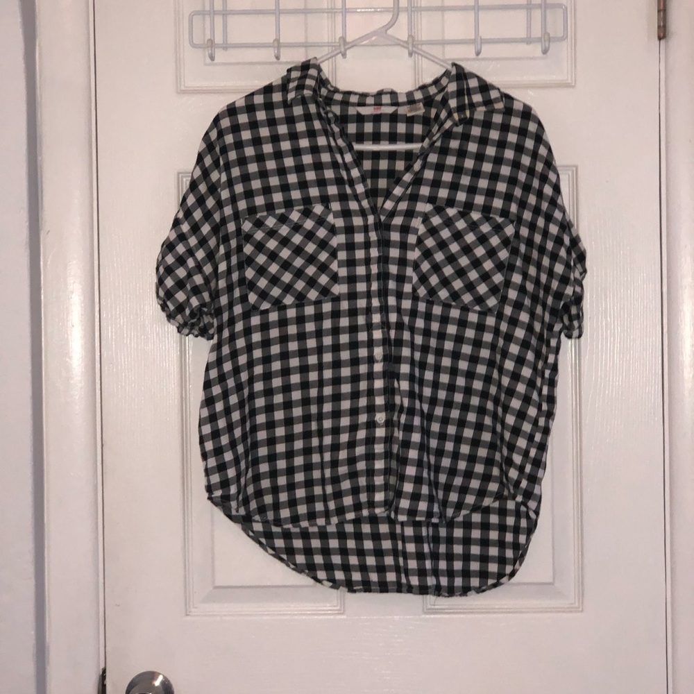 Levi’s Plaid Top